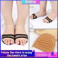 GUZHRNG 1 Pair ระบายอากาศได้ มองไม่เห็น ดูดซับเหงื่อ รองเท้าส้นสูง Cushions ผู้หญิง Forefoot Pads Foot Pain Care Forefoot Insoles