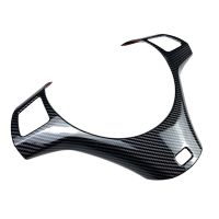 LHD Carbon Fiber Car Steering Wheel Trim for -BMW 3 Series E90 E92 E93 2005-2012 Car Steering Wheel Decoration Cover