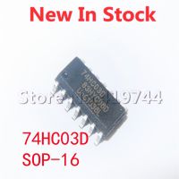 10 ชิ้น / ล็อต 74HC03 74HC03D SN74HC03DR SMD SOP-16 ชิปลอจิกในสต็อกใหม่ IC ดั้งเดิม