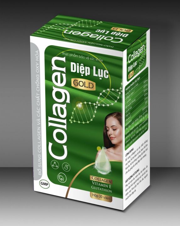 Viên uống làm đẹp da Collagen Diệp Lục Gold (Green) - Bổ sung ...