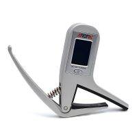 Portable Aroma AC-05 Clip-on Guitar Tuner Capo 2-in-1 for Guitar Bass Chromatic Multifunction Universal