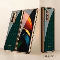 กรณีโทรศัพท์ซัมซุง Samsung fold2 folding screen following f9160 high-end electroplating 5 g glass turnkey zFold2 exclusive custom style