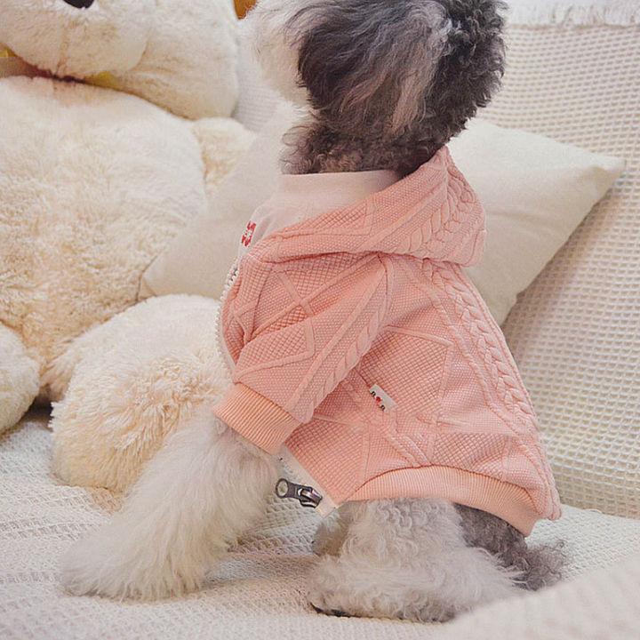 huanhuang-เสื้อสเวตเตอร์สัตว์เลี้ยงลายเรขาคณิต-เสื้อสเวตเชิ้ตมีฮู้ดสำหรับสุนัขแมวสัตว์เลี้ยงไม่ระคายเคืองผิวชุดสำหรับสุนัขขนาดเล็ก