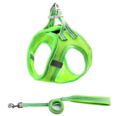 ♟ Amazon Direct Supply Pet Supplies Set Polyester Leash Breathable Summer Vest Dog Reflective Chest. ซื้อทันที เพิ่มลงในรถเข็น
