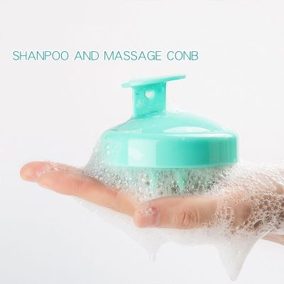 ‘；【。- Silicone Head Body Hair Washing Clean Care Hair Root Itching Scalp Massage Comb Shower Brush Bath Spa Anti-Dandruff Shampoo