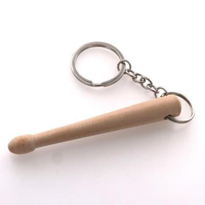 ；‘【； Mini Drumstick Keychain Wood Keychain Drumsticks Percussion Key Chain For Backpack