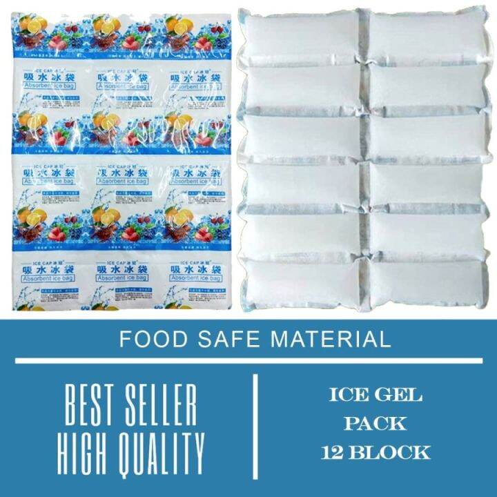 Ice Gel Pack / Thermafreeze / Lembaran Pengganti Dry Ice Isi 12 Besar ...