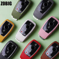 ZOBIG สำหรับกุญแจรถ Benz Mercedes Fob,เคสป้องกันกุญแจ TPU นิ่มพิเศษ,เข้ากันได้กับ Mercedes Benz 2017-2021 E-Class 2018-2021 S-Class 2019-2021 A-Class C-Class G-Class สีแดง