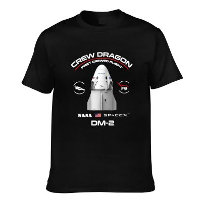 Flexible Dragon Demon-2 Spacex First Ed Flight Nasa Dm-2 Mens Short Sleeve T-Shirt