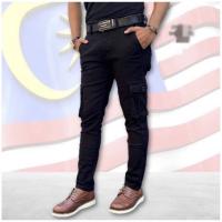 Seluar Kargo Slack 6 Poket Kain Tebal Cargo Pant Multi Pocket Seluar Kerja working pant