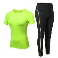 【Hot Sale】embellishembellish2021Running Gym Top Leggings Set Women FitnessGym Training Set Clothing WorkoutWomenSets XXL