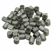 50pcs Plastic Gray TPMS Tire Tyre Valve Stem Caps Cover Kit For Car Truck Motorcycle