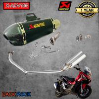 ท่อadv150 ท่อhonda ท่อakrapovic shortyเคฟล่า xadv150 ท่อแต่ง xadv150 เสียง แน่น นุ่ม ทุ้ม ไม่แต่งในรอบสูง ระบายความร้อนได้ดี อัตราเร่งดีขึ้น ตรงรุ่น ท่ออ