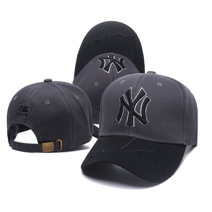 hot-3สี-new-arrive-ของแท้เท่านั้น-ny-จาก-shop-mlb-แท้-100-ny-หมวกแก๊ป-หมวกแรเงา-หมวกเบสบอล-unisex