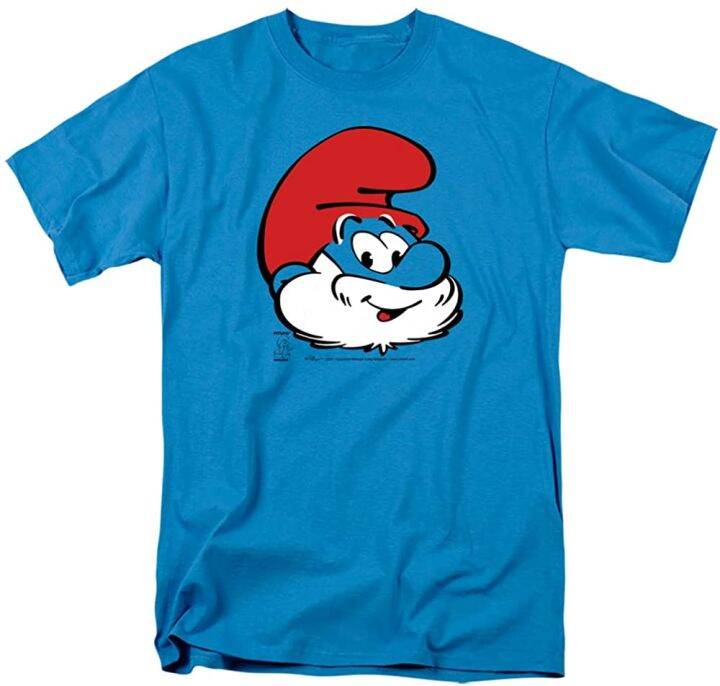 Smurfs Smurf Head Collection Unisex Adult T Shirt | Lazada PH