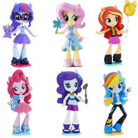 Hasbro โพนี่น้อยของฉัน Equestria Girls หายากสนธยาพระอาทิตย์ตกดินระยับตุ๊กตาน่ารักโมเดลของเล่นฟิกเกอร์อนิเมะเครื่องประดับสะสม