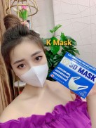 Hộp 50c Khẩu Trang K3D Mask Size M màu trắng Công Nghệ Nhật Bản kháng khuẩn