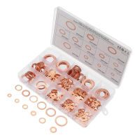 2021New 280200100Pcs Copper Sealing Solid Gasket Washer Crush Flat Seal Ring Tool Hardware Accessories Metal Washer