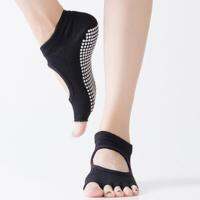 New Women Girls Soft Yoga Non-Slip Sock Ankle Gripper Sport Ballet Pilates SocksTH