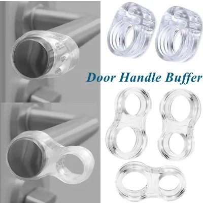 2 Styles Professional Door Stopper Transparent Handle Buffer Baby Safety Shockproof Pad Walls Furniture Protective Home Supplies