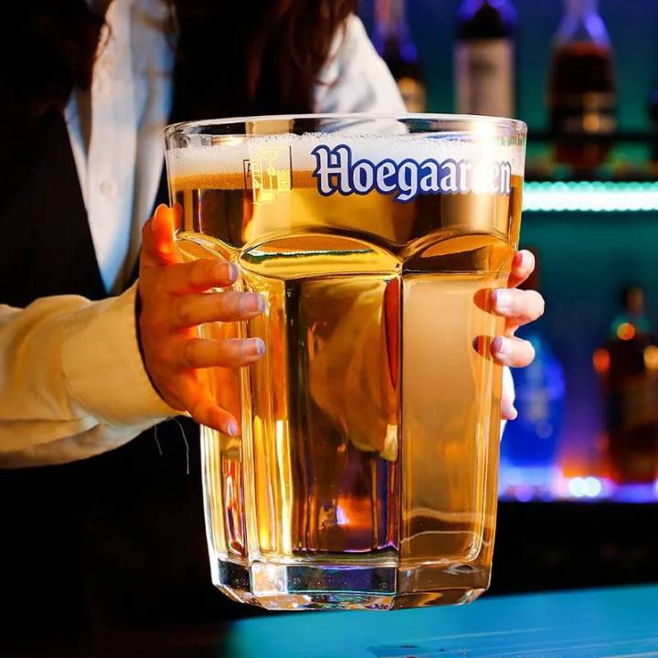แก้วเบียร์-แก้วเครื่องดื่ม-แก้วเบียร์ใบใหญ่-แก้วเนื้อหนา-แก้วเบียร์ขนาดใหญ่