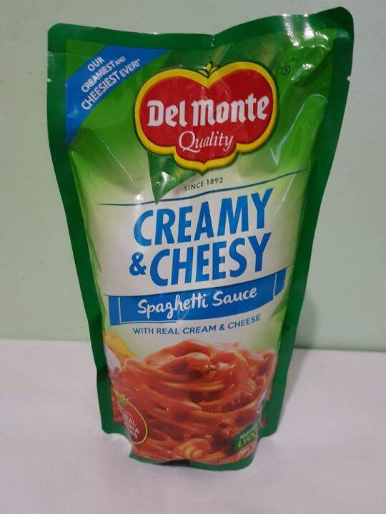 Del Monte Spaghetti Sauce Creamy and Cheesy (1 pouch x 900 grams) Lazada PH