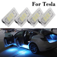 สำหรับ Tesla รุ่น X S 3 Ambient Light LED รถประตูช่องวางเท้าบรรยากาศภายในโคมไฟตกแต่ง Auto Trunk Lighitng Ultra Bright