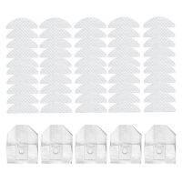 55Pcs for Roidmi EVE Plus Robot Vacuum Cleaner Dust Bag Disposable Mop Cloth Cleaning Replacement Parts