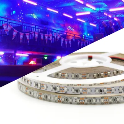 12V UV Ultraviolet 395-405nm led strip black light 5050 2835 SMD 60ledm 120ledm Waterproof tape lamp for DJ Fluorescence party