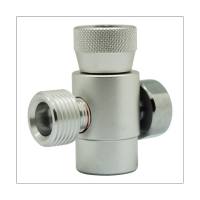 For 3000 PSI CO2 Fill Adapter Regulator On/Off Metering Valve for Outdoor Adapter, Silver Durable