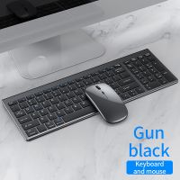 Hot Keyboard Mouse Combo คีย์บอร์ดไร้สายบลูทูธสามโหมด Silent Full-Size Wireless สำหรับโน้ตบุ๊คแล็ปท็อปเดสก์ท็อปพีซีแท็บเล็ต