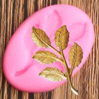 3D Tree Leaves Silicone Mold Fondant Resin Clay  Mould Cake Decorating Tools Candy Chocolate Gumpaste Moulds Bread  Cake Cookie Accessories