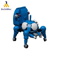 Buildmoc การ์ตูนผีในเปลือก Tachikoma AI รถม้าหุ่นยนต์ชุดสำเร็จรูปชุดของเล่นสำหรับเด็กของขวัญเด็กของเล่น119ชิ้น