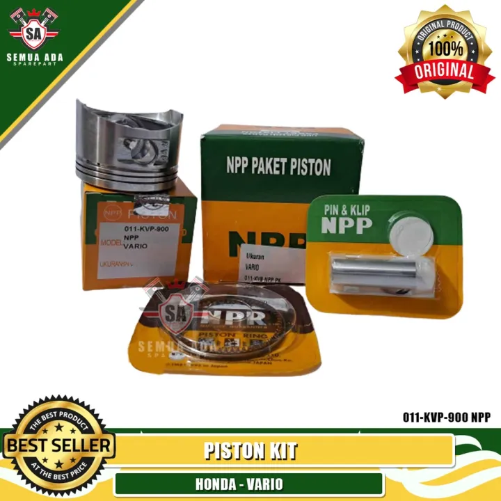 [ NPP ORIGINAL 100 ] PISTON KIT PAKET SEHER NPP VARIO OVERSIZE STD
