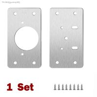 ✵♂☾ 2/4/10/20pcs Cabinet Hinge Repair Plate Stainless Steel Furniture Hinges Repair Tool Kitchen Cupboard Door Fixing Plate