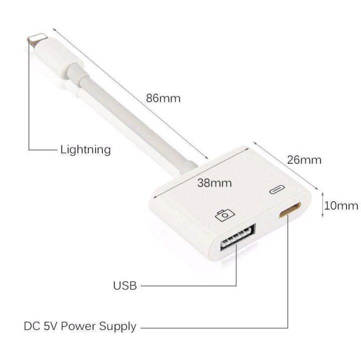 Cáp Chuyển Lightning to USB 3 Camera Adapter - Cáp OTG Iphone 