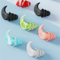 Accurate Isolation Silicone Earplugs Ergonomic Design Earplug Comfortable To Wear Washable Swimming Earplugs Easy To Carry Out