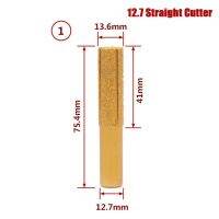 Brazed Milling Cutter หินอ่อนหินแกรนิตเพชร Router Bits เครื่องแกะสลักแกะสลักเครื่องมืองานไม้เครื่องมือ Hand Tool