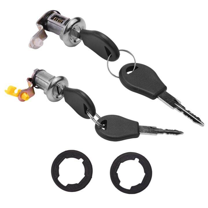 Car Left and Right Car Door Lock Kit with Key Car Door Lock for Nissan