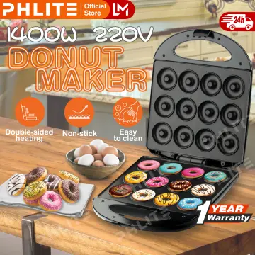 Mini Doughnut Maker 1200W Non-Stick Donut Maker Machine 7 Holes