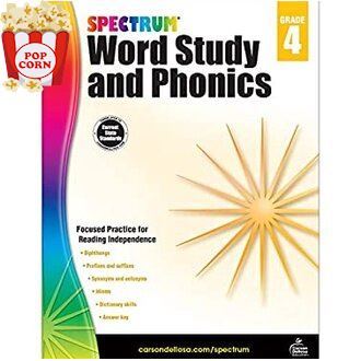 ยอดนิยม-spectrum-word-study-and-phonics-grade-4-สั่งเลย-หนังสือภาษาอังกฤษมือ1-new