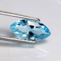 1.80 ct โทแพส (Swiss Blue Topaz) มาคี สีฟ้าอ่อน