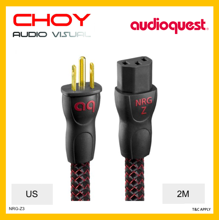 Audioquest NRGZ3 AC Power Cable US (2 Meter) Lazada