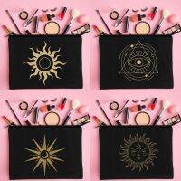 Tarot Cosmetic Bag Cosmetic Bag for Her School Pencil Mandala Sun and Moon Print Women 39;s Tote Cosmetic Bag