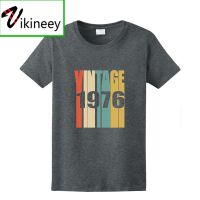 Vintage 1976 T Shirts Men Aged To Perfection Tshirt Made In 1976 All Original Parts Tees Camisetas