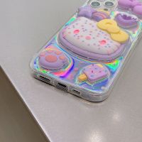 【Ready】? Purple hellokitty Samsung s22ultra s21s20fe mobile phone case s10e s9 note20 female 10