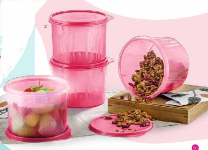 Tupperware Snack N Stack 1.7L(4 Pcs) | Lazada