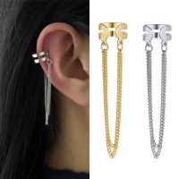 【CW】 New Tassel Ear Cuff Multilayer No Piercing Clip Earrings for Temperament Jewelry