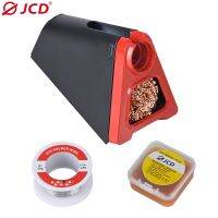 【hot】◄ JCD 820 Aluminum Alloy Electric Soldering Iron Holder with Welding Cleaning copper ball solder wire RMA flux