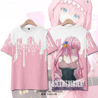 2023 NewLonely Rock Goto Ichiri Pochi ซอสอะนิเมะสินค้าเสื้อยืดแขนสั้นผู้ชายผู้หญิงครึ่งแขน